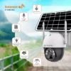 Secureye 4G IP Solar PTZ Camera 4MP Outdoor With Night Color Vision (CWC100)