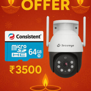 wifi PTZ Camera with 64 GB Card