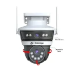 Secureye WiFi PTZ Camera 2+2MP Dual Lens Defender Duo Wifi