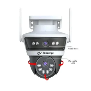 Secureye WiFi PTZ Camera 2+2MP Dual Lens Defender Duo Wifi