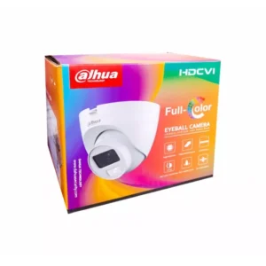 Dahua 2MP HD ColorVu Dome Camera 3.6mm With Audio (DH-HAC-HDW1209CLQP-A-LED)