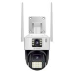 Secureye 4G IP PTZ Camera 2MP+2MP Defender Duo Alarm Pro Night Color Dual Lens With Two Way Audio