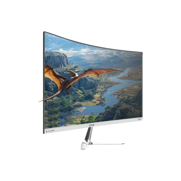 EVM 23.6 Inch FHD Curved LED Monitor With HDMI | VGA And Speaker (C240 Plasma LED)