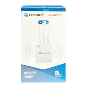Consistent 4G Sim | WIFI6 Router Velocity 3 Antenna (CT-4GR-TAW6)