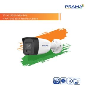 PRAMA IP BULLET CAMERA 4MP HYBRID WITH MIC 4MM (140D3-WNM)