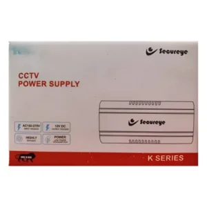Secureye 8CH Metal CCTV Power Supply 12V | 8A