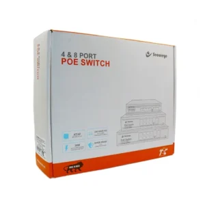 Secureye Poe Switch 8 Port (8 FE + 2 FE Port) S-8FE-2UE-LD-NB